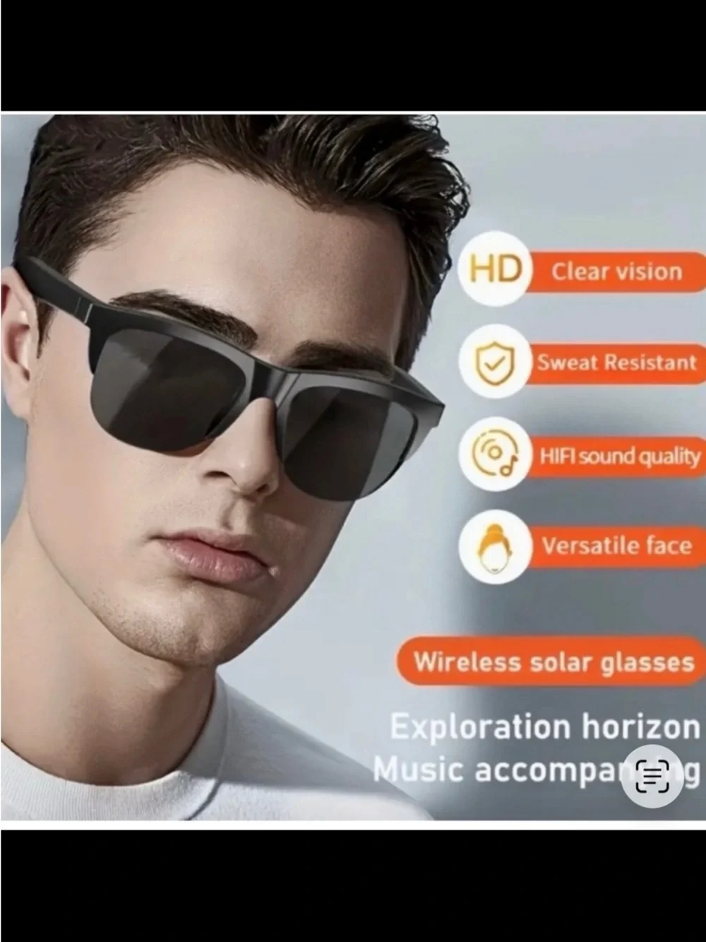 Wireless Headset Glasses XG88 Pro MSRP $129.00 NIB